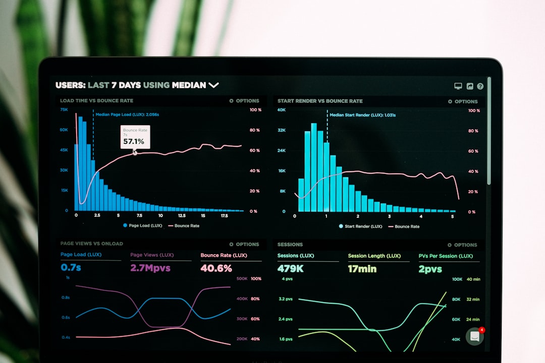 Social media management dashboard comparison on laptop screen